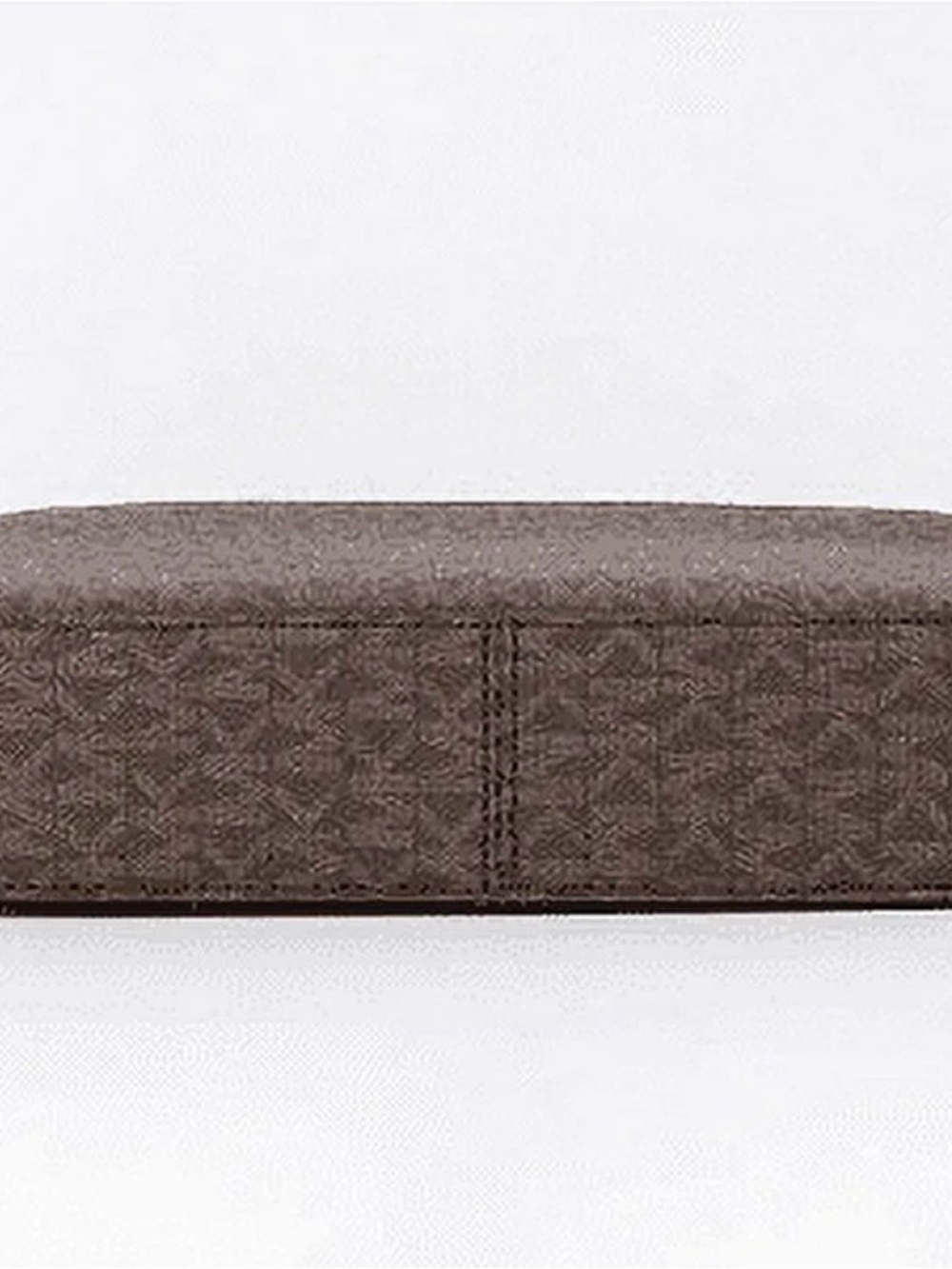 Michael Kors Brown/Tan Gold Tone Hardware Jet Set Large Logo Crossbody Bag - Picture 7 of 12